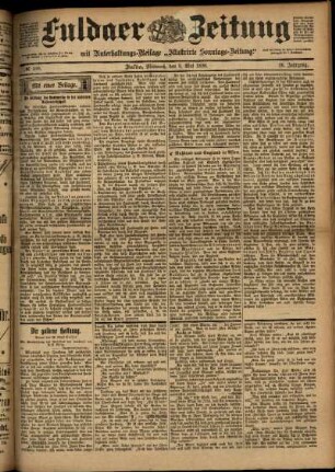 Ausgabe vom Mittwoch, den 03. Mai 1899.