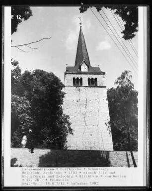 Dorfkirche — Kirchturm