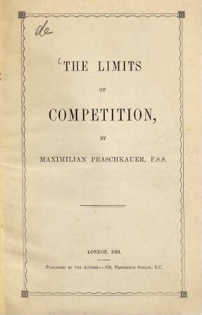 The Limits of Competition