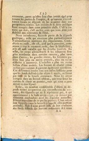 Rapport Sur Les Dépenses Publiques, Fait A L'Assemblée Nationale, Au Nom Du Comité Des Finances, Par M. De Montesquiou, Député de Paris, Le 6 Février 1791