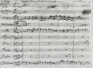 Musik | Musik in der Zeit von 1601-1750 | Noten | Fasch, Johann Friedrich