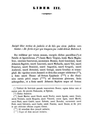 Rubrica I. - Rubrica XX.