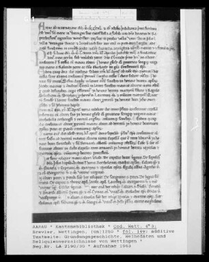Brevier: fol. 14v, additive Textseite