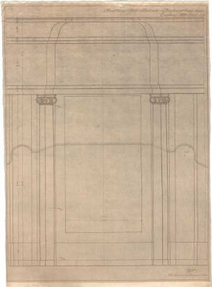 Billing, Hermann; Karlsruhe (Baden-Württemberg); Ausstattung Große Deutsche Kunstausstellung - Empfangshalle (Teilansicht)