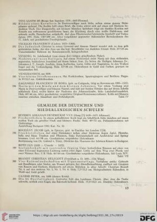 Gemälde der Deutschen und Niederländischen Schulen (Nr. 197-245)