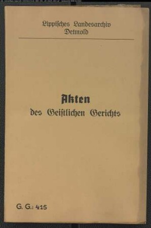 Witwe Anna Margarete Carels (Kahrls) aus Wellentrup gegen Cordt Hermann Frevert in Wellentrup, Sohn des Müllers Cordt Frevert, wegen einer Eheklage