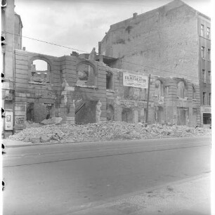 Negativ: Ruine, Motzstraße 57, 1950
