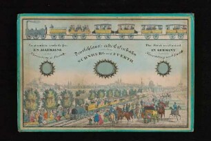 Bilderbuch mit Darstellung der Ludwigseisenbahn zwischen Nürnberg und Fürth