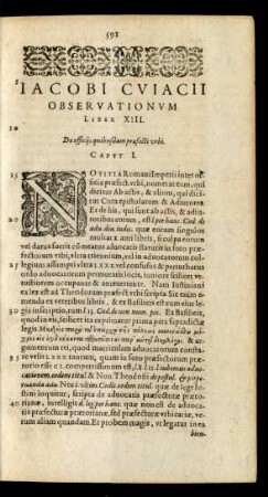 Liber XIII. De officiis quibusdam praefecti urbi