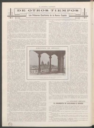De otros tiempos : Los primeros de la nueva España