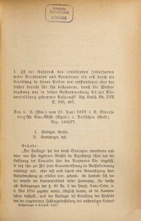 Entscheidungen des Reichs-Oberhandelsgerichts, 24. 1879