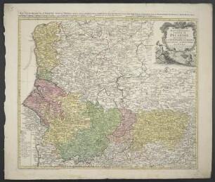 Carte du Gouvernement General De Picardie : qui comprend La Generalité D'Amiens avec L'Artois & Les Frontieres Des Pays Bas