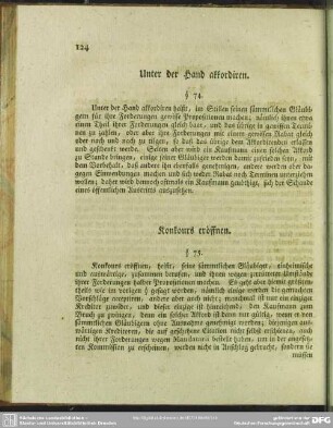 Konkours eröffnen