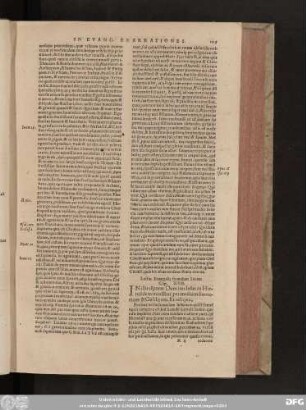 Lectio Evangelii secundum Lucam Cap. XVII.