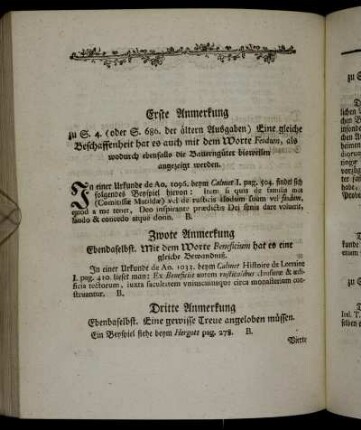 Erste Anmerkung[...] - Neun und vierzigste Anmerkung[...]