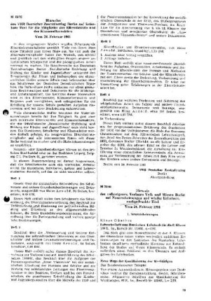 Hinweise des VEB Deutscher Zentralverlag Berlin auf lieferbare Titel für die Mitglieder der Elternbeiräte und der Klassenelternaktivs : 21/61 Vom 24. Februar 1961 ; [Mitteilungen]