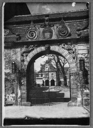 Am Dom zu Merseburg : Merseburg. Vorschloss. Löwentor (1665)