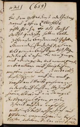 659-676, 10. Juli 1784 Bei dem Gottesdienst... - 13. Juli 1784 Forts. n. p. 664