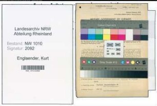 Entnazifizierung Kurt Englaender , geb. 16.03.1887 ()