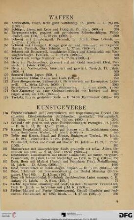Waffen (Nr. 161-175)