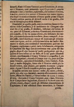 Giornale ... Dal Campo Cesareo ..., 20. ... a Waitz in data delli 21. Ottobre 1686