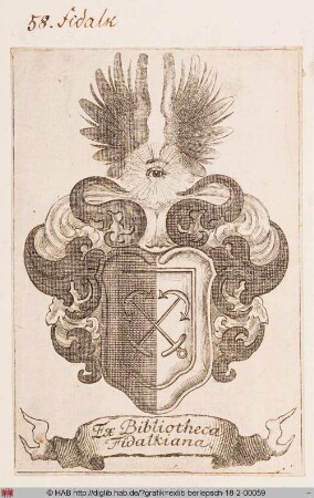 Wappen der Bibliothek Fidalkiana