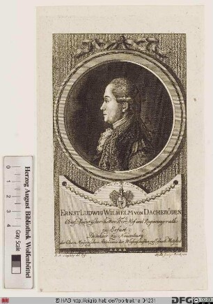 Bildnis Ernst Ludwig Wilhelm Frhr. von Dacheröden