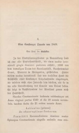 665-669 Eine Constanzer Synode von 1549