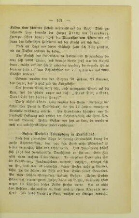 Gustav Adolph's Triumphzug in Deutschland