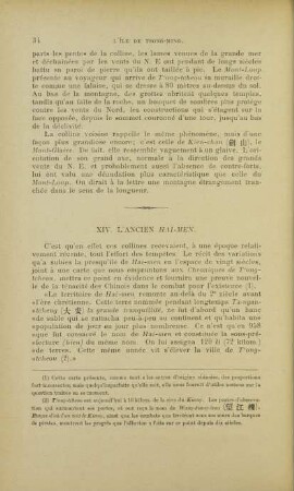 XIV. L'ancien Hai-men