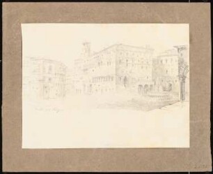 Markt, Perugia: Perspektivische Ansicht