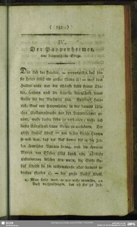 IV. Der Pappenheimer : eine biographische Skizze
