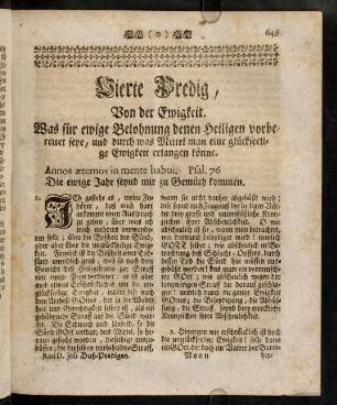 649-663, Vierte Predig von der Ewigkeit