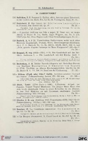 18. Jahrhundert (Nr.316-397)