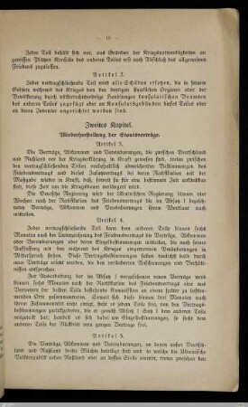 2. Wiederherstellung der Staatsverträge