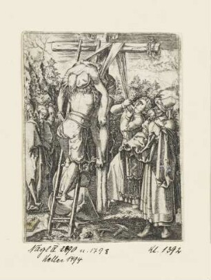 Kreuzabnahme, aus: Nicolò Nelli, "Redemptionis humanae mysteria", Venedig 1568