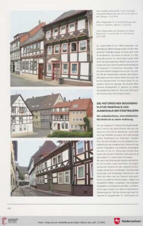 Die historischen Begräbnisplätze innerhalb und außerhalb der Stadtmauern