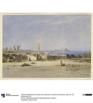 Die Nadel der Cleopatra im Hafen von Alexandria