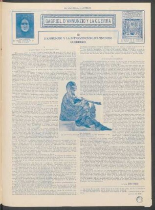 Gabriel D'Annunzio y la guerra : [Parte] III - [Traducción]