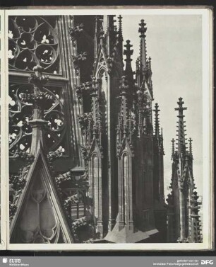 Architekturdetails des Kölner Doms