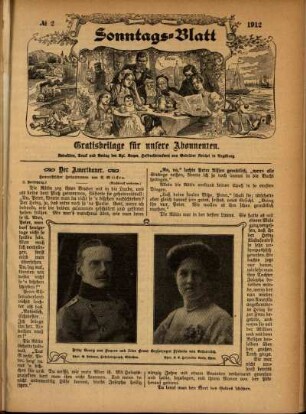 Ausgabe vom Sonntag, den 14. Januar 1912.