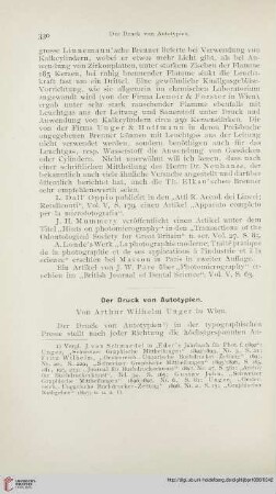 Der Druck von Autotypien