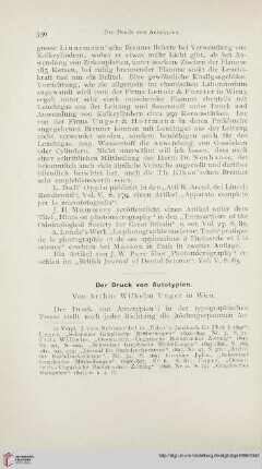 Der Druck von Autotypien