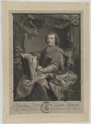Bildnis des Claudius de Saint Simon