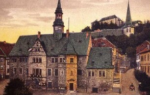 Blankenburg am Harz - Postkarte um 1900 : Historische Postkarte von Blankenburg am Harz