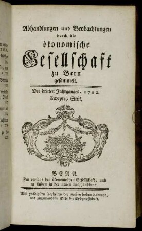 Zweytes Stük