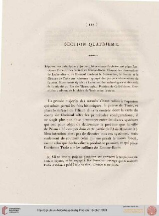 Section quatrième