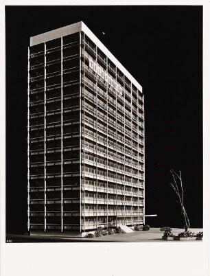 Telefunken-Hochhaus, Berlin-Charlottenburg: Modellansicht