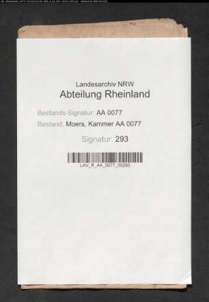 Salzprobe- und Strafregister der Herrlichkeit Ossenberg