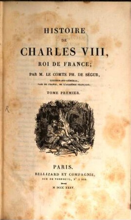 Histoire de Charles VIII, Roi de France, 1